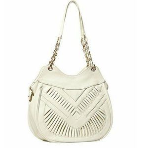 NWOT Big Buddha Berlin Shoulder Bag NEW Bone